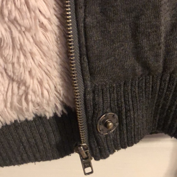 VS PINK 1986 peacoat teddybear lined jacket size small - Picture 8 of 10